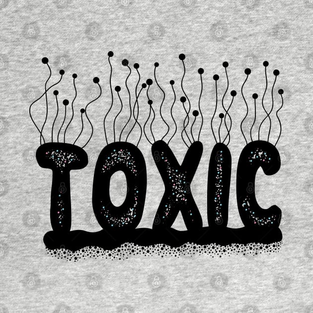 Toxic Cute Typography Design by azziella